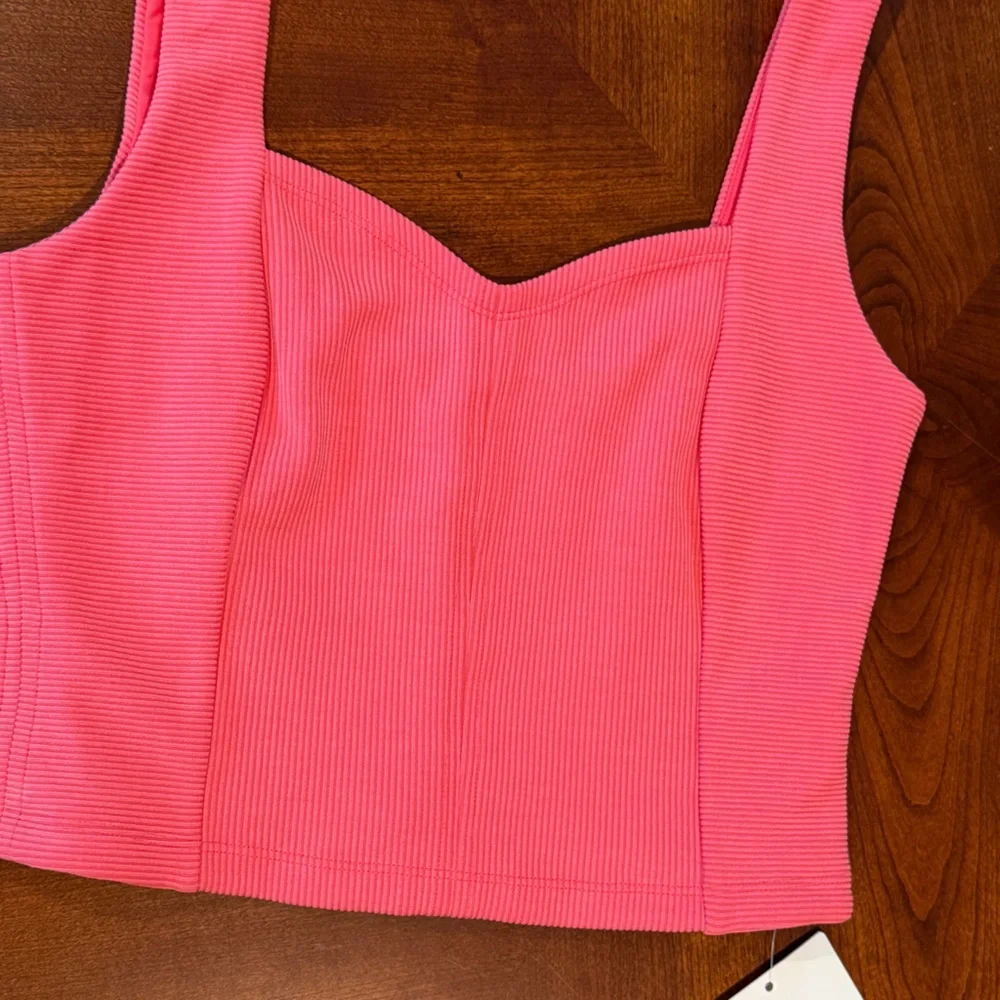NWT lululemon Ribbed Softstreme Sweetheart Tank Glaze Pink Size M